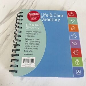 Life and Care Directory Journal All Information in One Place Medical & More BxM0